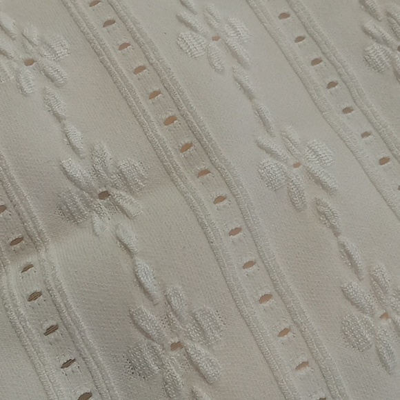 Andie Womens Bikini SMALL Bottom Coconut Swim 90s HIGH WAISTED NEW Cream Ivory - Picture 7 of 8